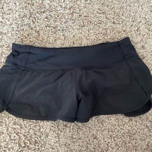 Black lululemon speed up’s